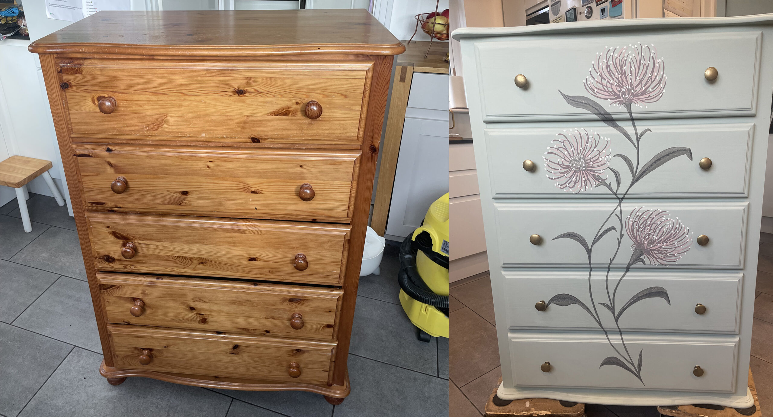 Dresser Huw - Before and After