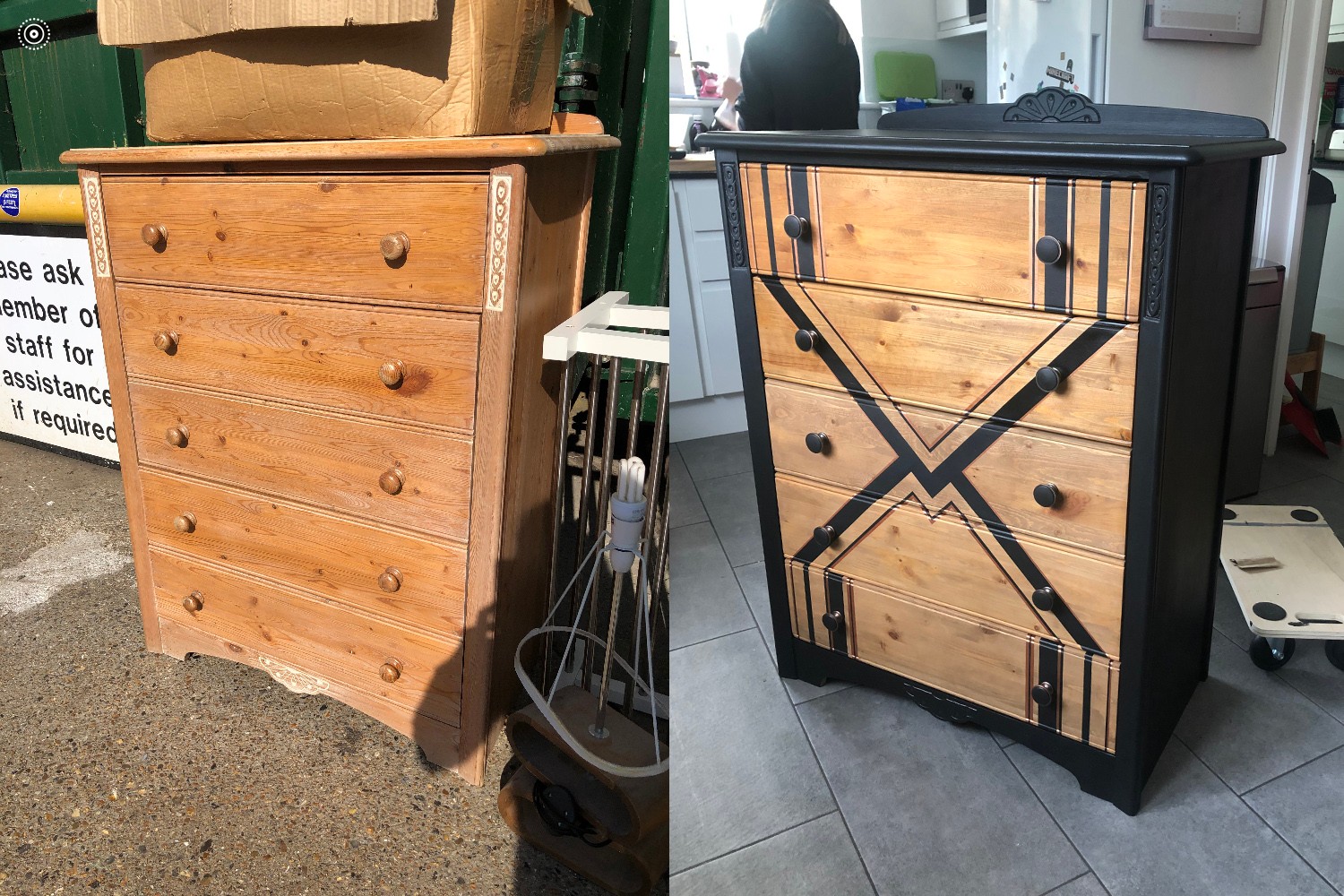 Dresser Sylwia - Before and After