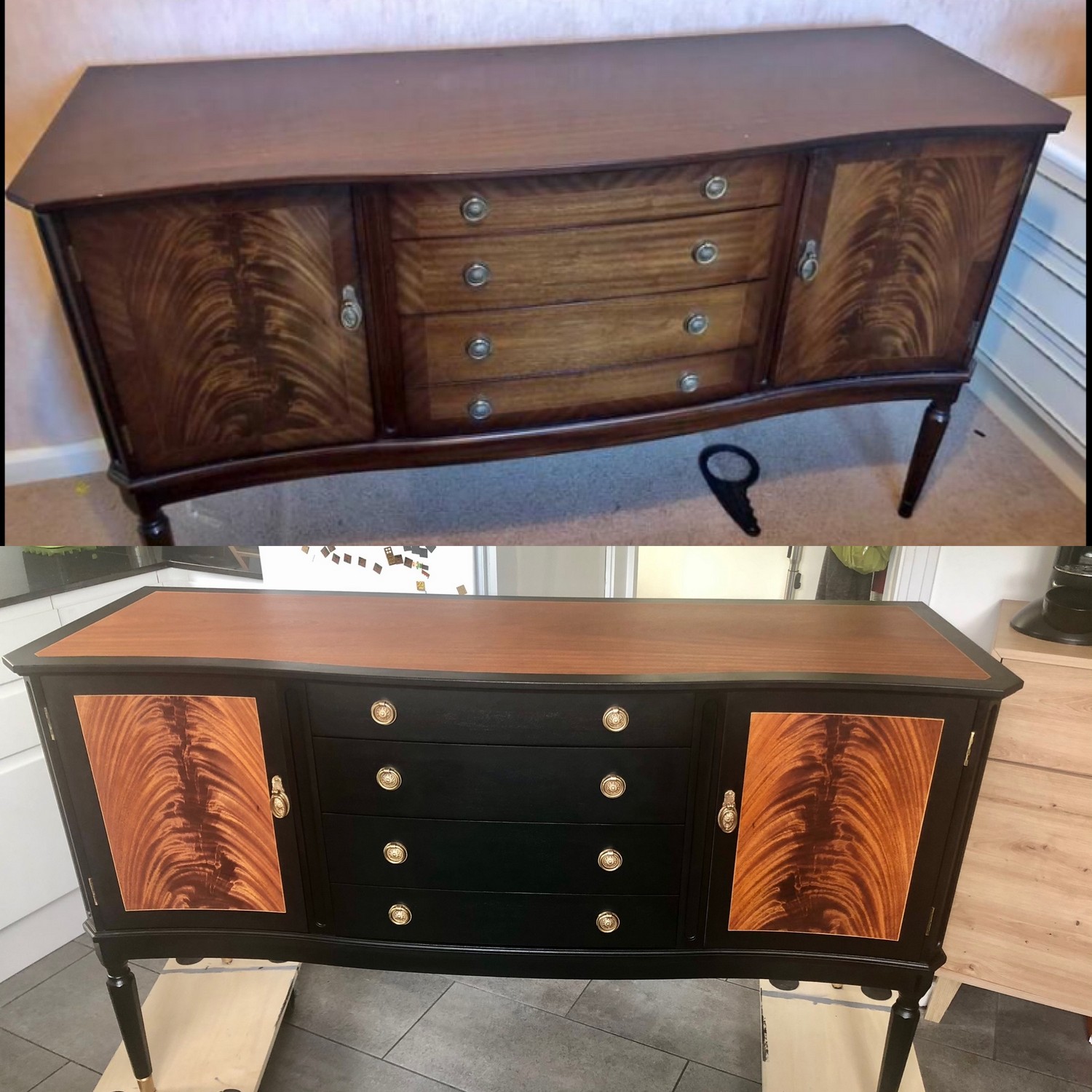 Sideboard - Before and After